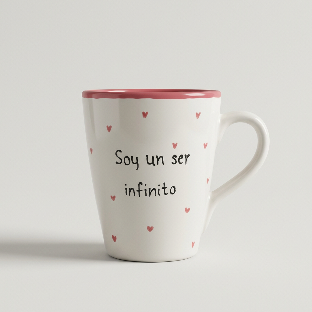 Taza redonda · «Soy un ser infinito»