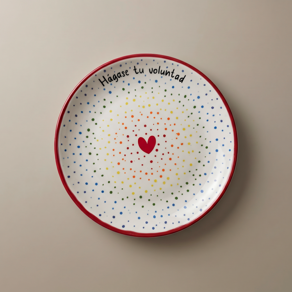 Large dish · Thy will be done