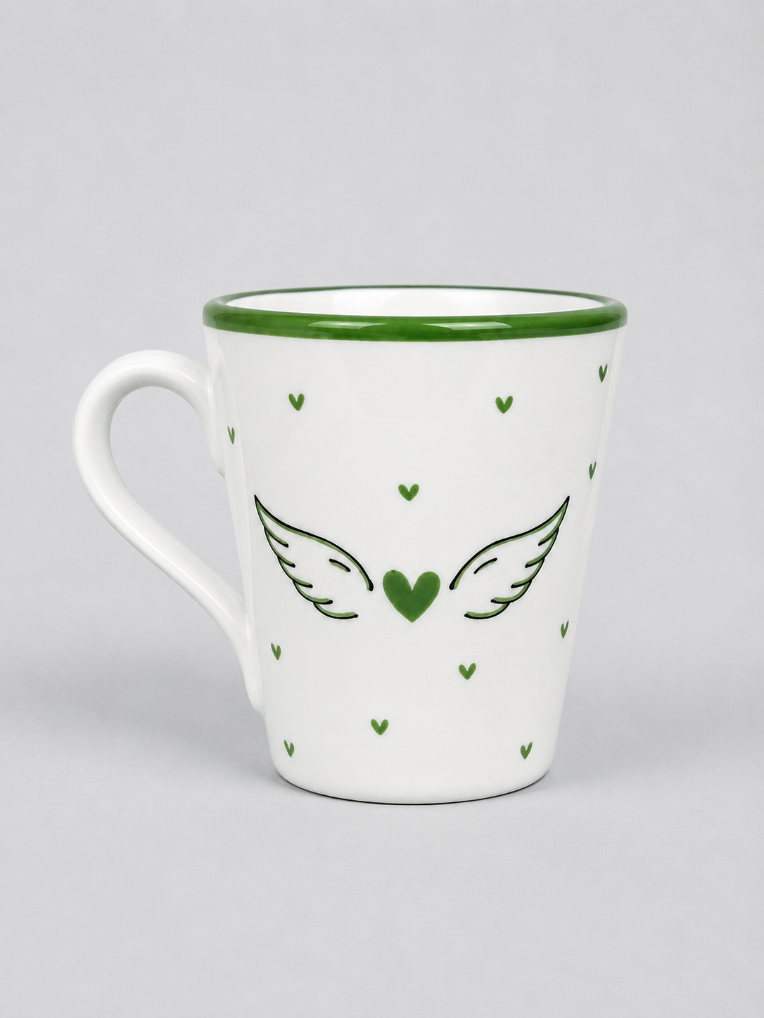 Konische Tasse · „Hab keine Angst, hab Glauben“