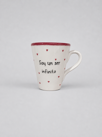 Konische Tasse · „Hab keine Angst, hab Glauben“