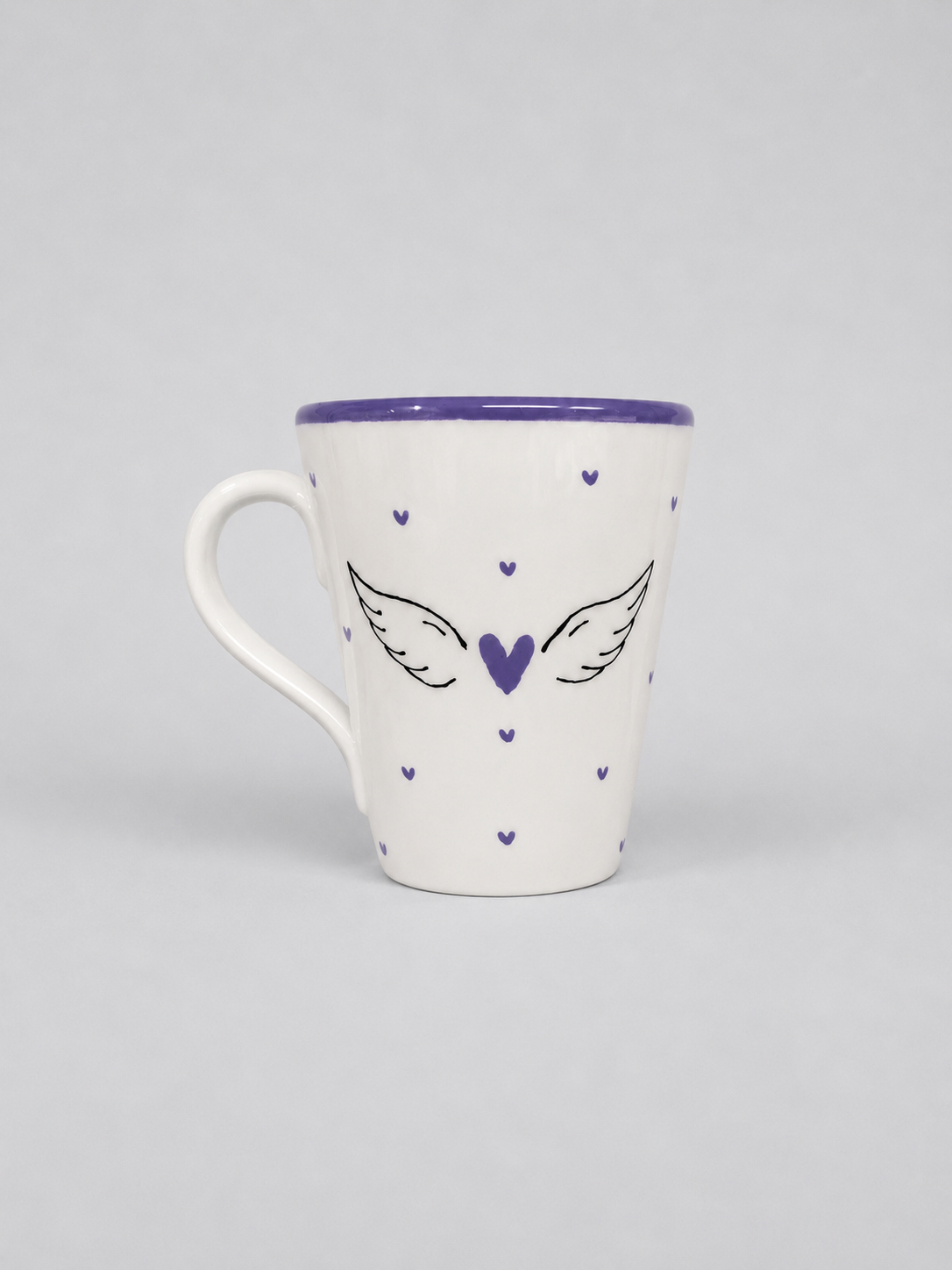 Konische Tasse · „Hab keine Angst, hab Glauben“