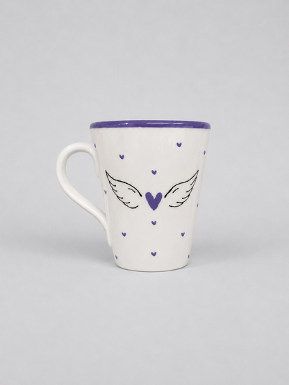Konische Tasse · „Hab keine Angst, hab Glauben“