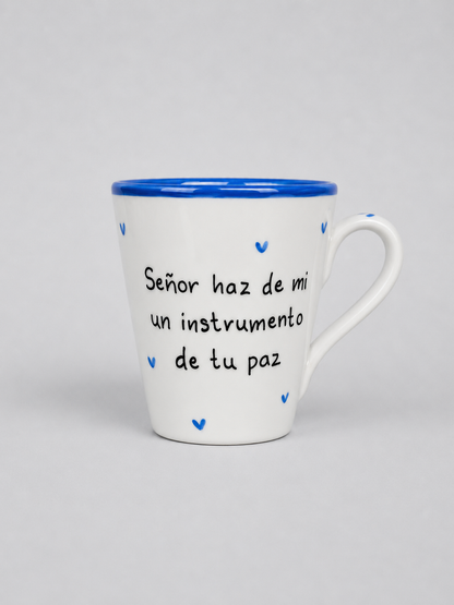 Konische Tasse · „Hab keine Angst, hab Glauben“