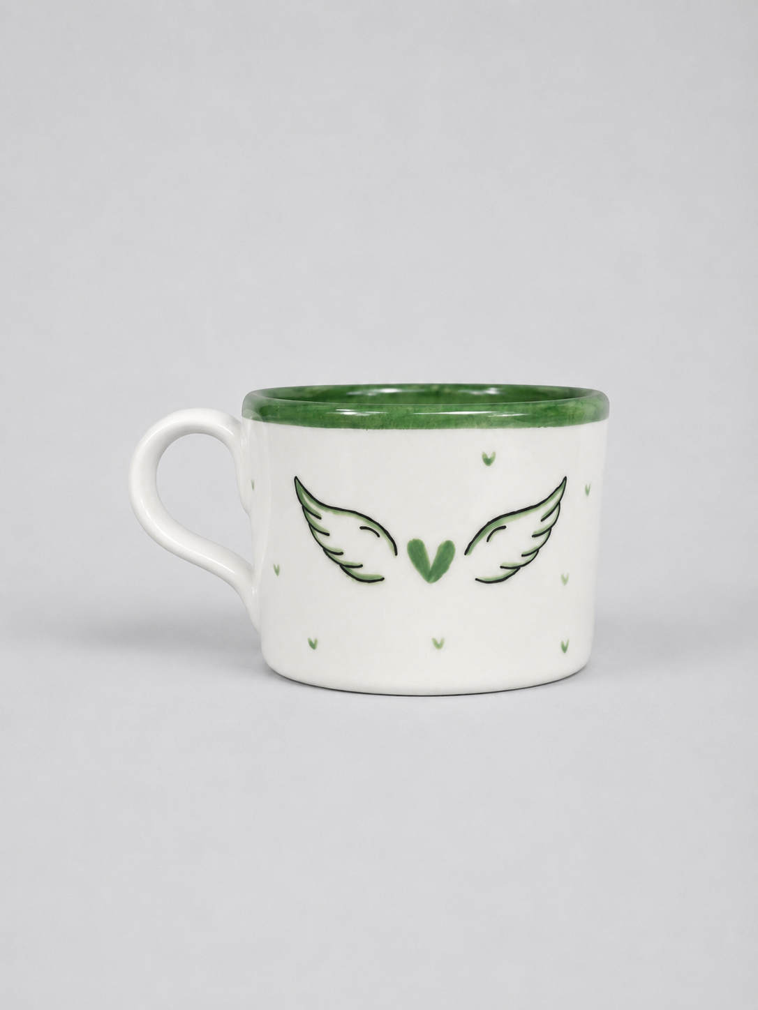 Konische Tasse · „Hab keine Angst, hab Glauben“