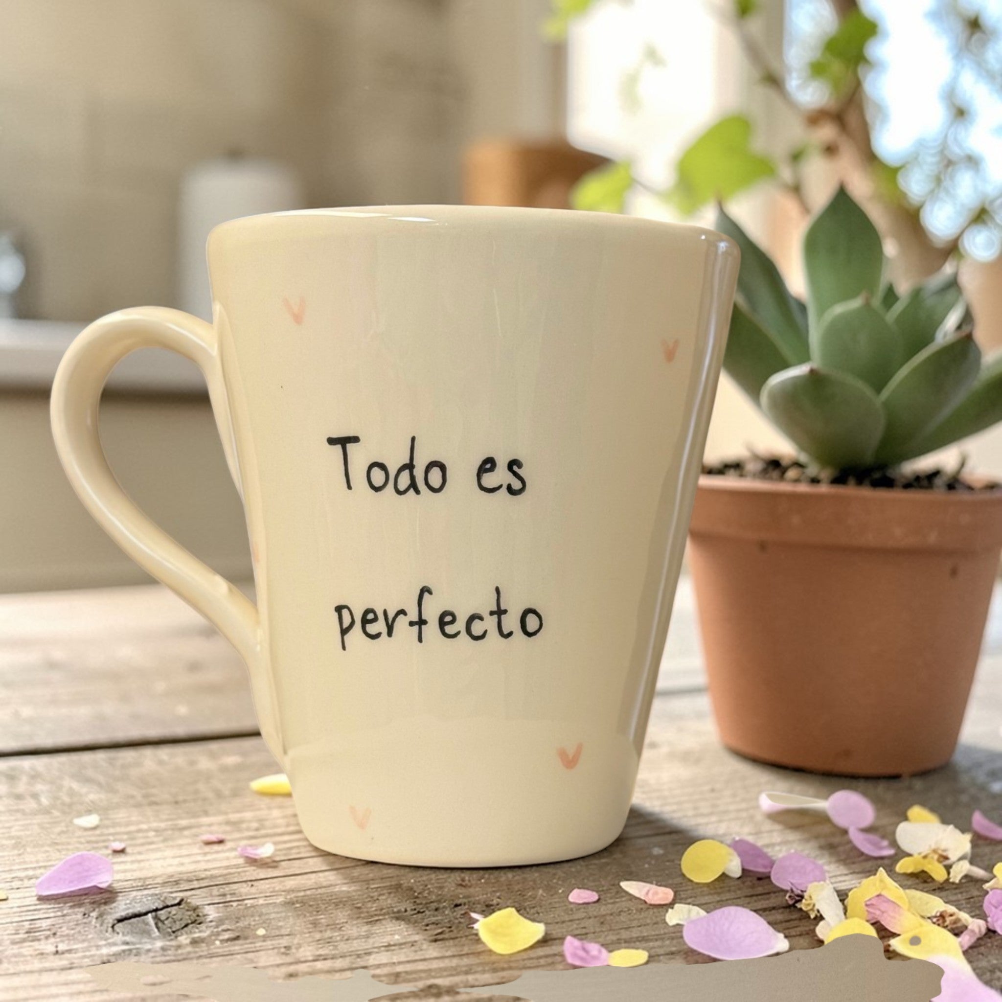 «Amo mi cuerpo tal como es» · Taza cónica