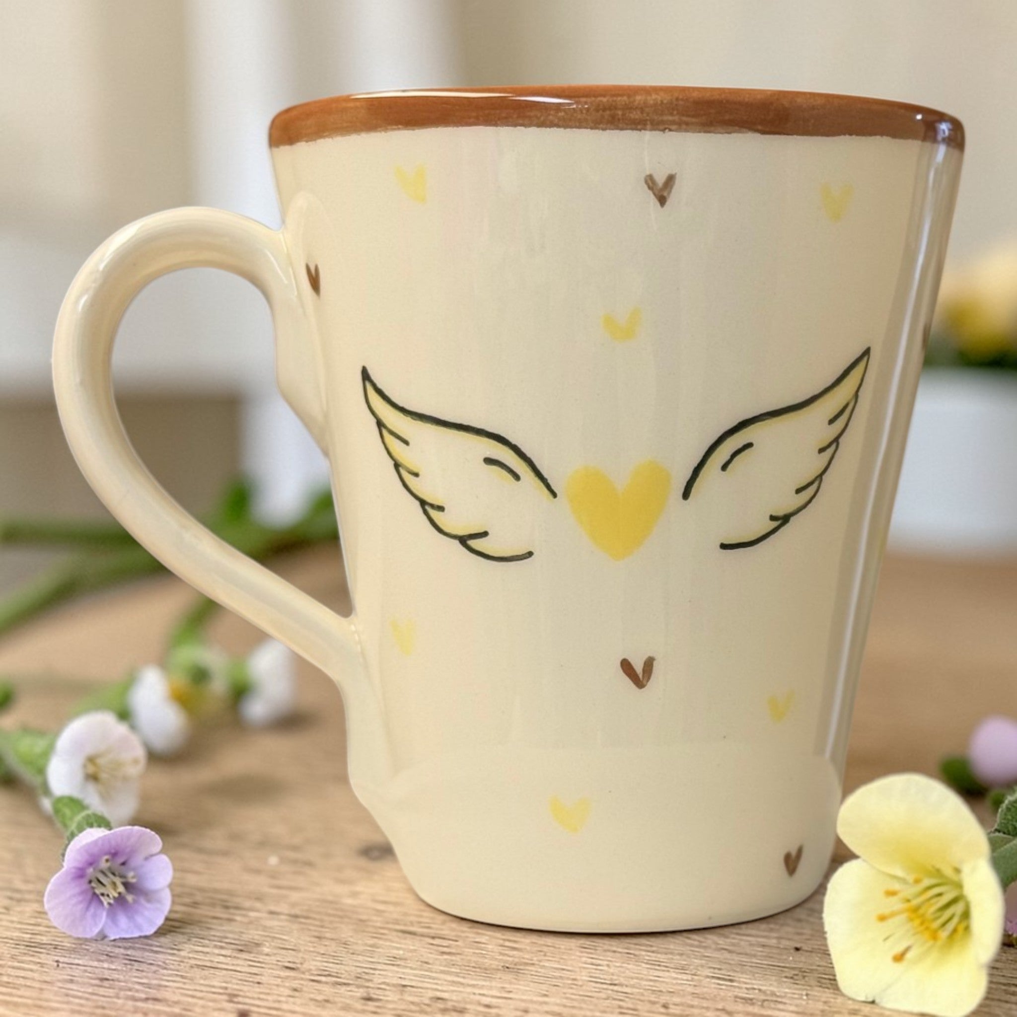 «No tengas miedo, ten fe» · Taza cónica