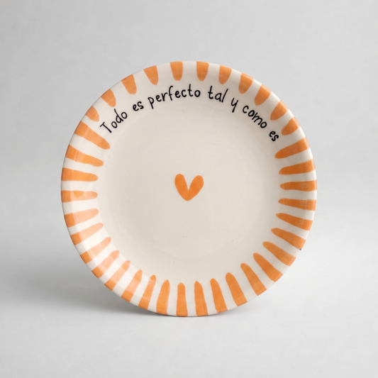 Plato pequeño · Todo es perfecto tal y como es