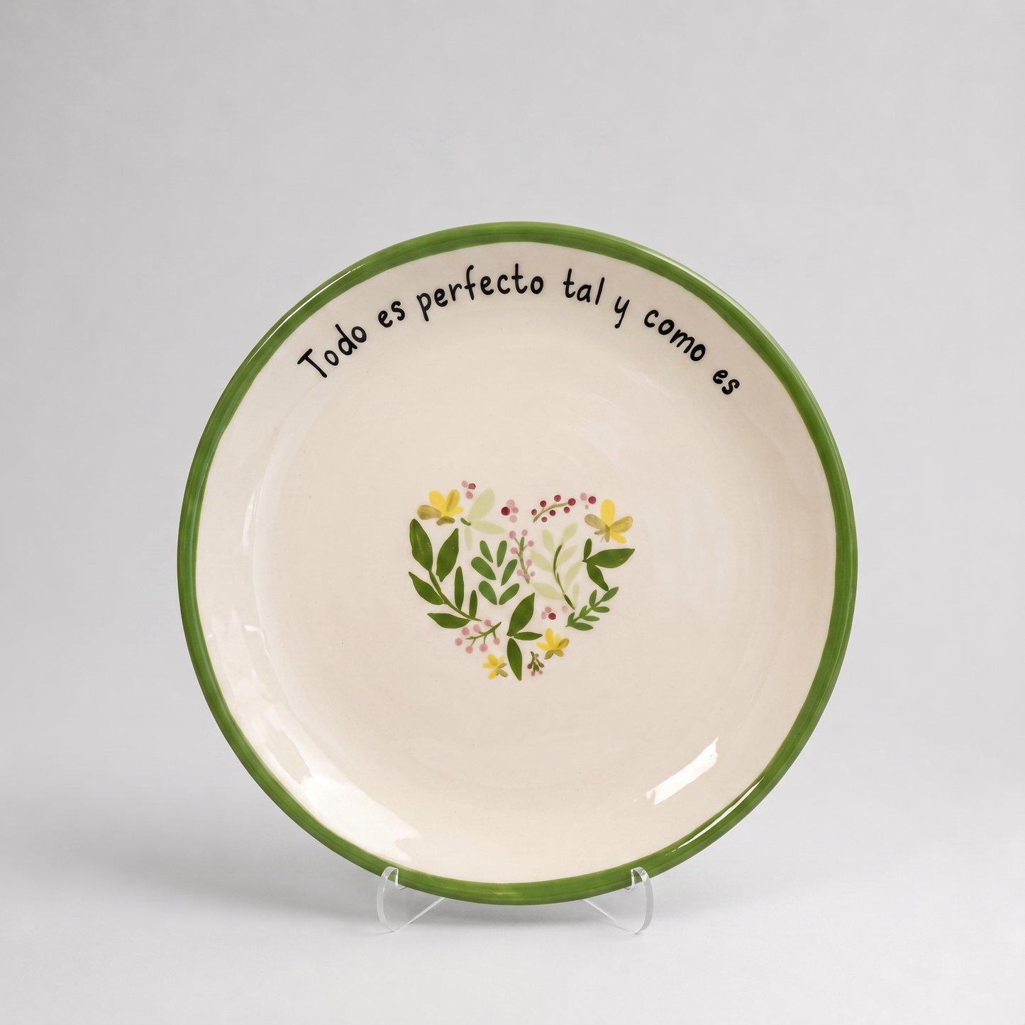 Plato pequeño · Todo es perfecto tal y como es