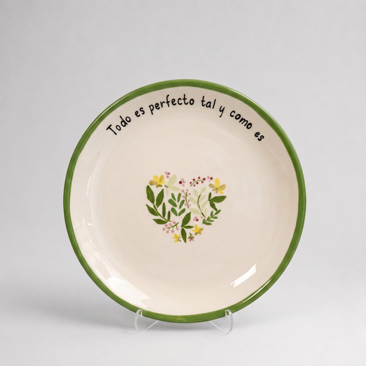Plato pequeño · Todo es perfecto tal y como es