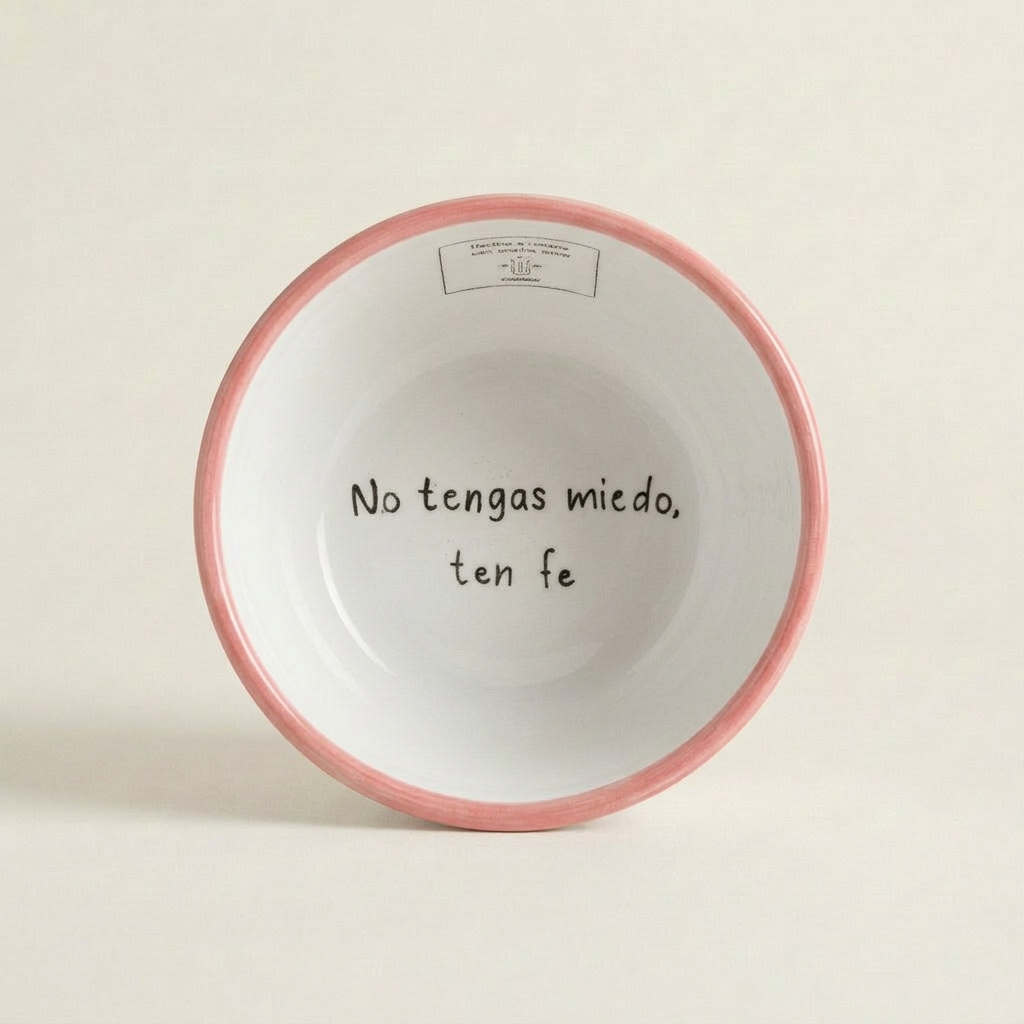 Cuenco pequeño · No tengas miedo, ten fe