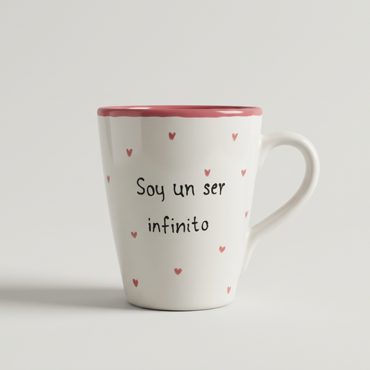 Taza redonda · «Soy un ser infinito»