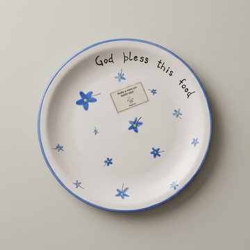 «God bless this food»